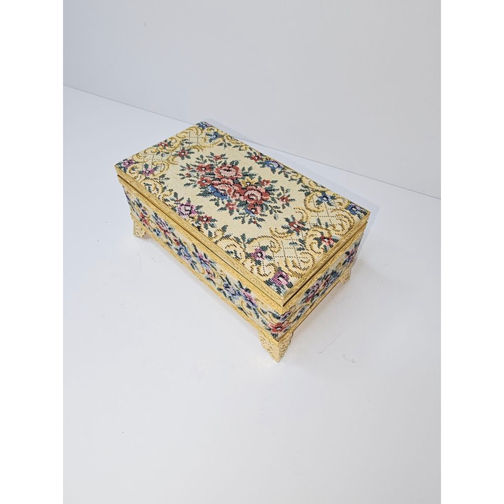 Floral Tapestry Jewelry Box - Picture 9 of 12